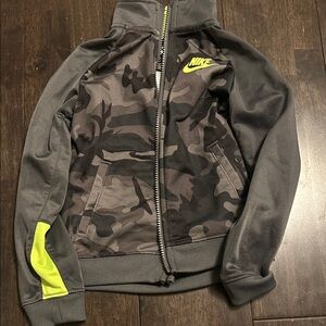 Nike Gray and Neon Green Jacket